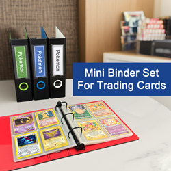 Keepfiling Mini Binder Set for Trading Cards