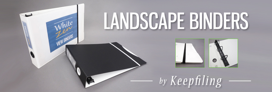  Keepfiling 11x17 Binder, Landscape 11 x 17 inch, 3